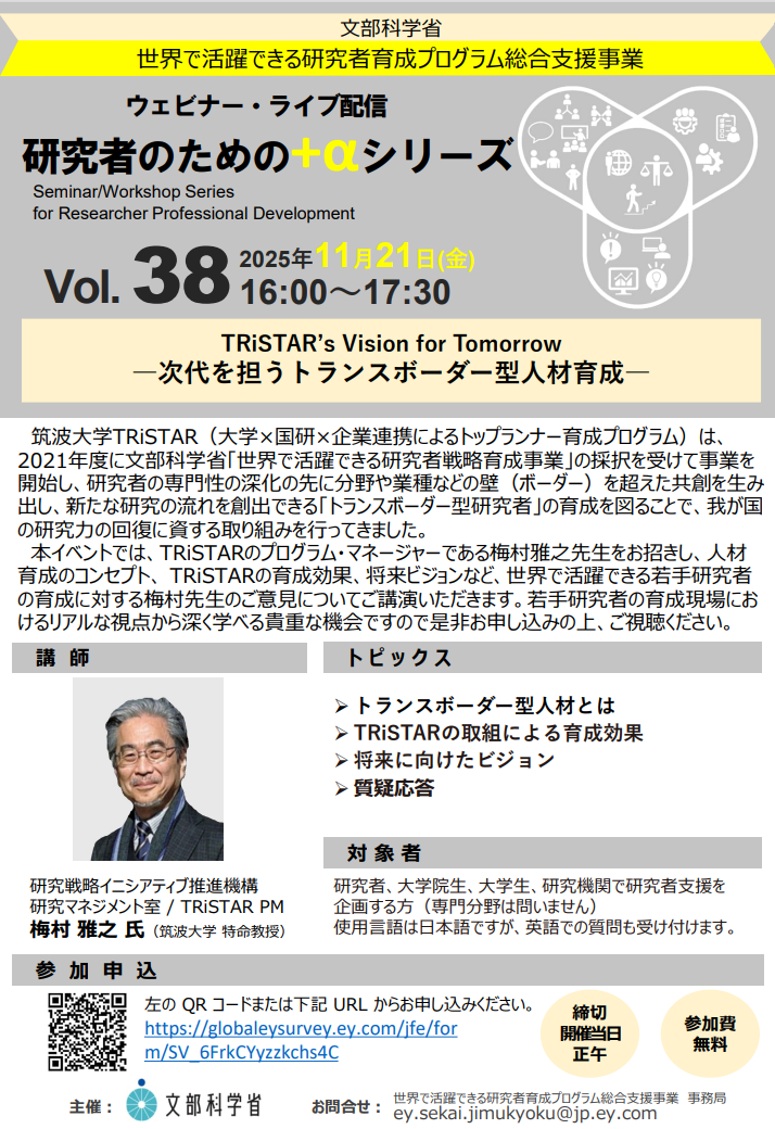 研究者のための＋αシリーズ Vol.38｜Researcher+